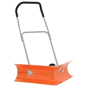 Doppelwinkel-Schneepflug ausziehbarer Stahlgriff orange von vidaXL, Schneeschaufeln - Ref: Foro24-364820, Preis: 73,40 €, Rab...