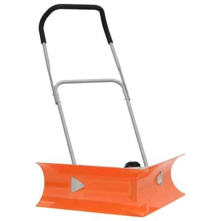 Double angle snow shovel extendable handle orange steel by vidaXL, snow shovels - Ref: Foro24-364820, Price: 73,40 €, Discoun...