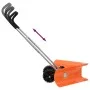 Double angle snow shovel extendable handle orange steel by vidaXL, snow shovels - Ref: Foro24-364820, Price: 73,40 €, Discoun...