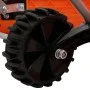 Pala quitanieves de doble ángulo mango extensible acero naranja de vidaXL, Palas para nieve - Ref: Foro24-364820, Precio: 73,...