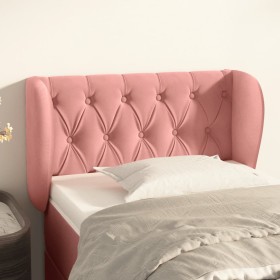 Cabecero de terciopelo rosa 83x23x78/88 cm de vidaXL, Cabeceros y pies de cama - Ref: Foro24-3117515, Precio: 61,02 €, Descue...