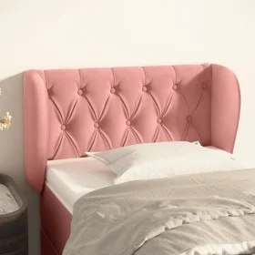 Cabecero de terciopelo rosa 83x23x78/88 cm de vidaXL, Cabeceros y pies de cama - Ref: Foro24-3117515, Precio: 57,31 €, Descue...