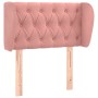 Cabecero de terciopelo rosa 83x23x78/88 cm de vidaXL, Cabeceros y pies de cama - Ref: Foro24-3117515, Precio: 61,02 €, Descue...