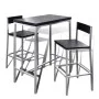 Mesa alta y taburetes de barra de cocina de vidaXL, muebles para cocinas y comedores - Ref: Foro24-241495, Precio: 109,06 €, ...
