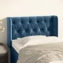 Dark blue velvet headboard 83x16x78/88 cm by vidaXL, Headboards and footboards - Ref: Foro24-3119138, Price: 54,15 €, Discoun...