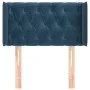Dark blue velvet headboard 83x16x78/88 cm by vidaXL, Headboards and footboards - Ref: Foro24-3119138, Price: 54,15 €, Discoun...