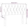 Cabecero con LED de terciopelo rosa 100x7x78/88 cm de vidaXL, Cabeceros y pies de cama - Ref: Foro24-3121995, Precio: 66,17 €...