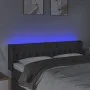 Dunkelgraues Stoffkopfteil mit LED 147x16x78/88 cm von vidaXL, Kopf- und Fußteile - Ref: Foro24-3123571, Preis: 83,43 €, Raba...