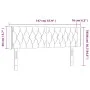 Dunkelgraues Stoffkopfteil mit LED 147x16x78/88 cm von vidaXL, Kopf- und Fußteile - Ref: Foro24-3123571, Preis: 83,43 €, Raba...