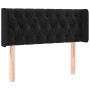 Cabecero con LED de terciopelo negro 103x16x78/88 cm de vidaXL, Cabeceros y pies de cama - Ref: Foro24-3123616, Precio: 64,06...