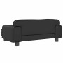 Cama para perros de cuero sintético negra 70x45x30 cm en Camas para perros | Comprar online en Foru.es