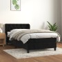 Cama box spring con colchón terciopelo negro 80x200 cm de vidaXL, Camas y somieres - Ref: Foro24-3127639, Precio: 301,45 €, D...