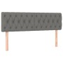 Cama box spring colchón y luces LED tela gris oscuro 140x200 cm de vidaXL, Camas y somieres - Ref: Foro24-3133398, Precio: 44...
