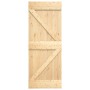 Puerta corredera con herrajes madera maciza de pino 70x210 cm en Puertas | Comprar online en Foru.es