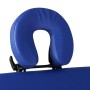Camilla de masaje plegable 2 zonas estructura de madera azul de vidaXL, Mesas de masaje - Ref: Foro24-110075, Precio: 179,49 ...