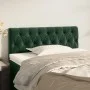 Cabecero de terciopelo verde oscuro 90x7x78/88 cm de vidaXL, Cabeceros y pies de cama - Ref: Foro24-346323, Precio: 53,45 €, ...