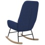 Silla mecedora de tela azul de vidaXL, Mecedoras - Ref: Foro24-341257, Precio: 129,05 €, Descuento: %