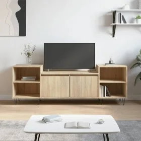 Mueble para TV madera contrachapada roble Sonoma 160x35x55 cm de vidaXL, Muebles TV - Ref: Foro24-831343, Precio: 82,46 €, De...