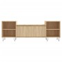 Mueble para TV madera contrachapada roble Sonoma 160x35x55 cm de vidaXL, Muebles TV - Ref: Foro24-831343, Precio: 83,44 €, De...
