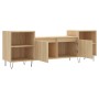 Mueble para TV madera contrachapada roble Sonoma 160x35x55 cm de vidaXL, Muebles TV - Ref: Foro24-831343, Precio: 83,44 €, De...