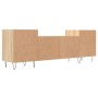 Mueble para TV madera contrachapada roble Sonoma 160x35x55 cm de vidaXL, Muebles TV - Ref: Foro24-831343, Precio: 83,44 €, De...