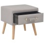 Mesitas de noche 2 unidades 40x35x40 cm tela gris de vidaXL, Mesitas de noche - Ref: Foro24-276378, Precio: 108,23 €, Descuen...