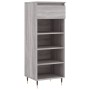 Mueble zapatero madera contrachapada gris Sonoma 40x36x105 cm de vidaXL, Zapateros y organizadores de calzado - Ref: Foro24-8...