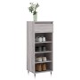 Mueble zapatero madera contrachapada gris Sonoma 40x36x105 cm de vidaXL, Zapateros y organizadores de calzado - Ref: Foro24-8...