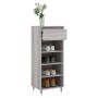 Mueble zapatero madera contrachapada gris Sonoma 40x36x105 cm de vidaXL, Zapateros y organizadores de calzado - Ref: Foro24-8...