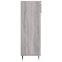 Mueble zapatero madera contrachapada gris Sonoma 40x36x105 cm de vidaXL, Zapateros y organizadores de calzado - Ref: Foro24-8...
