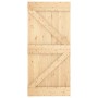 Puerta corredera con herrajes madera maciza de pino 95x210 cm en Puertas | Comprar online en Foru.es