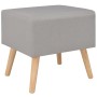 Mesitas de noche 2 unidades 40x35x40 cm tela gris de vidaXL, Mesitas de noche - Ref: Foro24-276378, Precio: 108,23 €, Descuen...