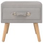 Mesitas de noche 2 unidades 40x35x40 cm tela gris de vidaXL, Mesitas de noche - Ref: Foro24-276378, Precio: 108,23 €, Descuen...