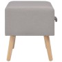 Mesitas de noche 2 unidades 40x35x40 cm tela gris de vidaXL, Mesitas de noche - Ref: Foro24-276378, Precio: 108,23 €, Descuen...