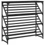 Mueble zapatero de madera de ingeniería negro 90x30x85 cm de vidaXL, Zapateros y organizadores de calzado - Ref: Foro24-83342...