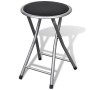 Taburetes de cocina plegables 4 unidades cuero sintético de vidaXL, Taburetes y sillas plegables - Ref: Foro24-241033, Precio...
