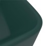 Lavabo de lujo cerámica verde oscuro mate 41x30x12 cm de vidaXL, Lavabos - Ref: Foro24-147047, Precio: 75,76 €, Descuento: %