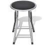 Taburetes de cocina plegables 4 unidades cuero sintético de vidaXL, Taburetes y sillas plegables - Ref: Foro24-241033, Precio...