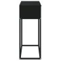 Mesa consola hierro y madera contrachapada negro 80x30x75 cm de vidaXL, Mesas auxiliares - Ref: Foro24-352104, Precio: 112,69...
