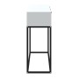 Mesa consola hierro y madera contrachapada blanco 105x30x75 cm de vidaXL, Mesas auxiliares - Ref: Foro24-352106, Precio: 89,3...