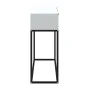 Mesa consola hierro y madera contrachapada blanco 105x30x75 cm de vidaXL, Mesas auxiliares - Ref: Foro24-352106, Precio: 88,2...