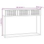 Mesa consola hierro y madera contrachapada blanco 105x30x75 cm de vidaXL, Mesas auxiliares - Ref: Foro24-352106, Precio: 89,3...