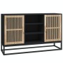 Aparador de madera contrachapada negro 105x30x65 cm de vidaXL, Aparadores - Ref: Foro24-352119, Precio: 128,11 €, Descuento: %