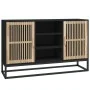 Aparador de madera contrachapada negro 105x30x65 cm de vidaXL, Aparadores - Ref: Foro24-352119, Precio: 115,23 €, Descuento: %
