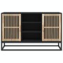 Aparador de madera contrachapada negro 105x30x65 cm de vidaXL, Aparadores - Ref: Foro24-352119, Precio: 128,11 €, Descuento: %