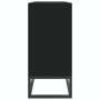 Aparador de madera contrachapada negro 105x30x65 cm de vidaXL, Aparadores - Ref: Foro24-352119, Precio: 128,11 €, Descuento: %