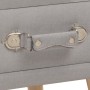 Mesitas de noche 2 unidades 40x35x40 cm tela gris de vidaXL, Mesitas de noche - Ref: Foro24-276378, Precio: 108,23 €, Descuen...