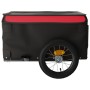 Remolque para bicicleta hierro negro y rojo 30 kg de vidaXL, Remolques para bicicletas - Ref: Foro24-94076, Precio: 76,59 €, ...