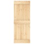 Puerta corredera con herrajes madera maciza de pino 80x210 cm en Puertas | Comprar online en Foru.es