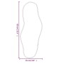 Espejo de pared plateado 60x25 cm de vidaXL, Espejos - Ref: Foro24-348254, Precio: 35,24 €, Descuento: %